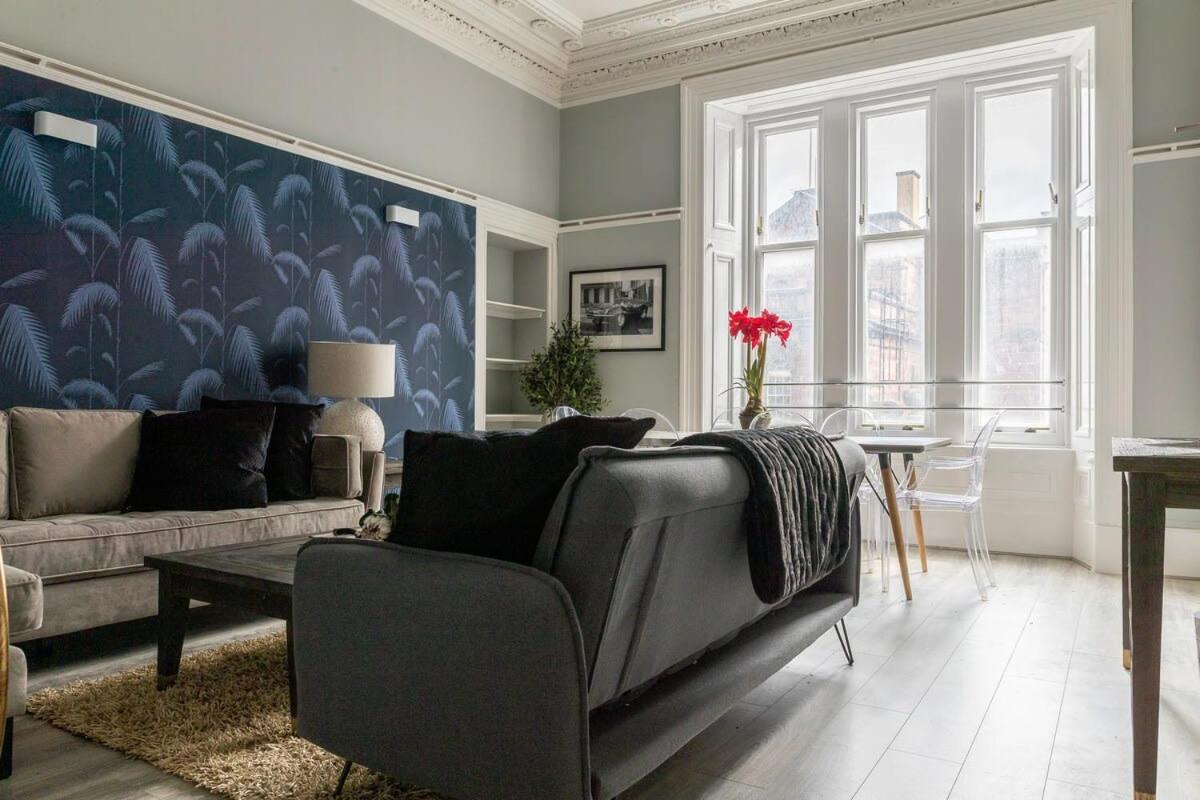 Beautiful 4 Bed Flat In Perfect Central Location Glasgow Eksteriør billede